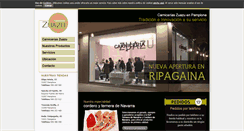 Desktop Screenshot of carniceriazuazu.com